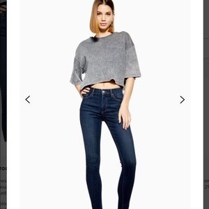 NEW Topshop Leigh in Indigo W25 L30